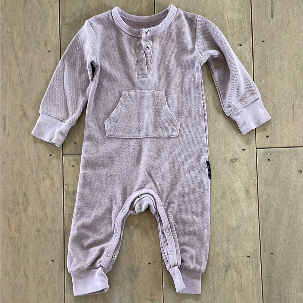 Lavender Baby Onesie with Pocket